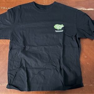 H&M Black Tee with Green Graphic